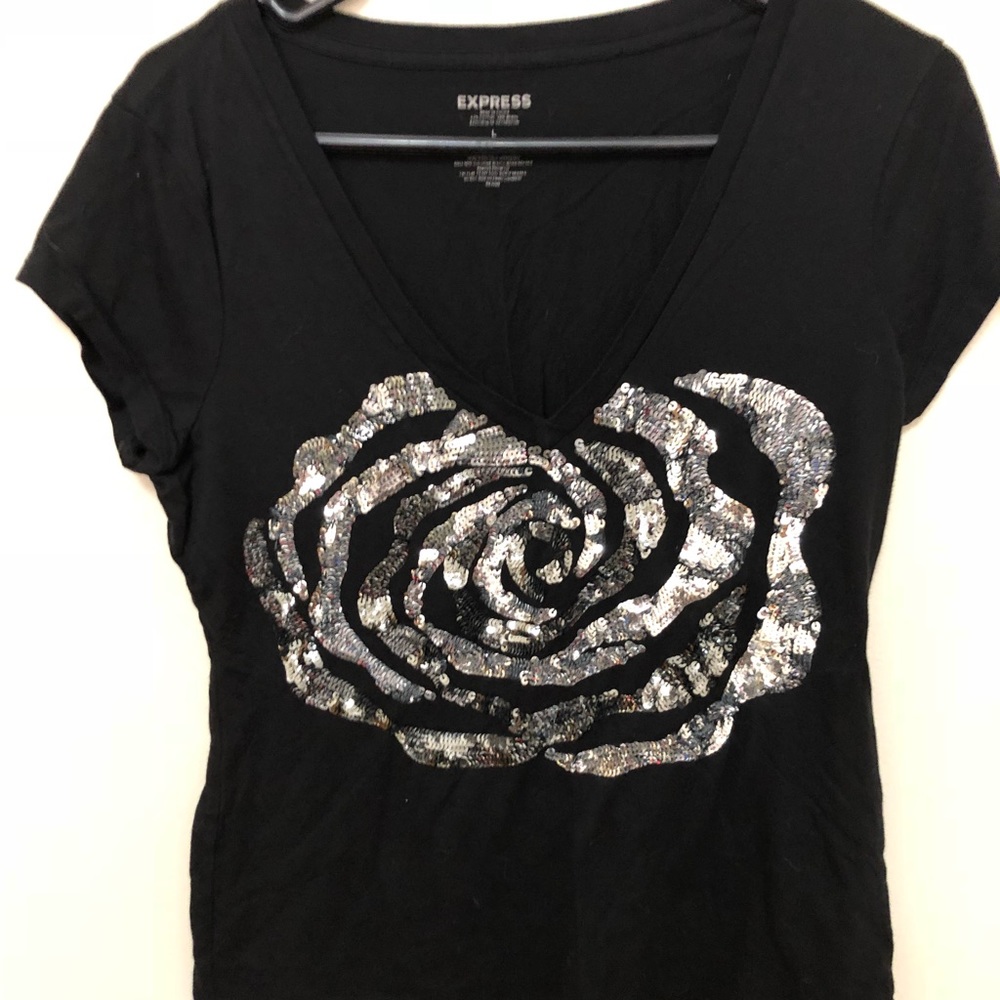 Express sequin tee
